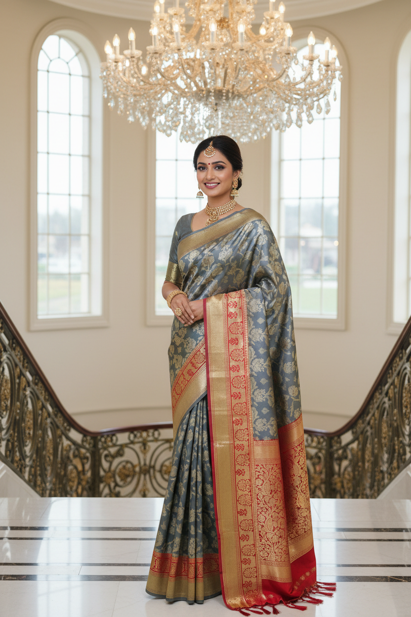 Banarasi Dual-Tone - Grand Staircase