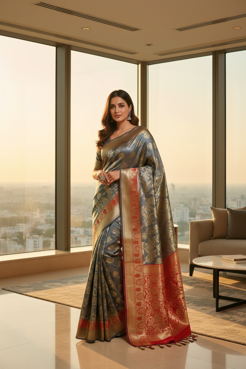 Banarasi Dual-Tone - Penthouse