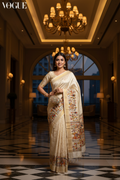 Luxury Hotel Lobby - Warli Saree