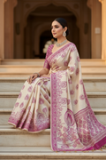 Paisley Saree Pose 6