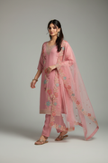 Pink Suit Three Quarter