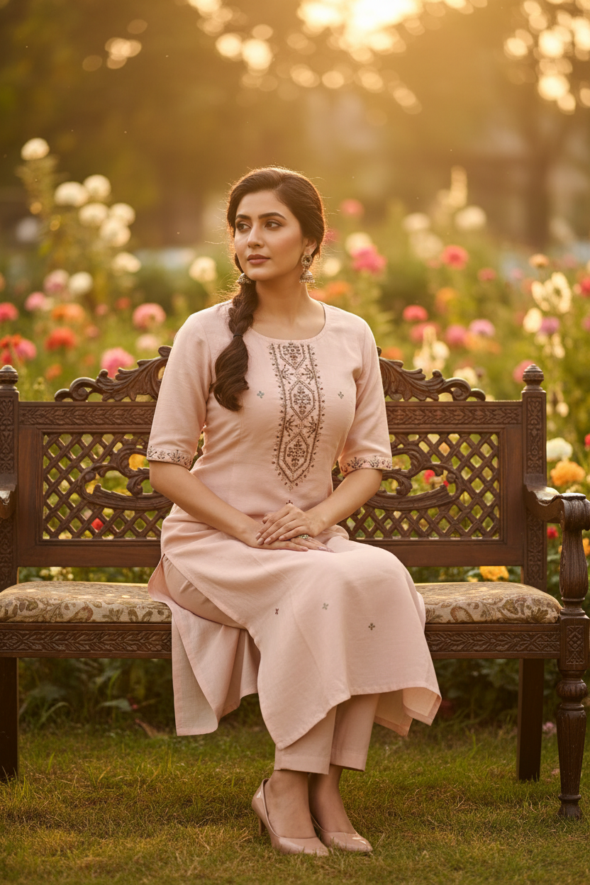 Sitting - Golden Hour Garden